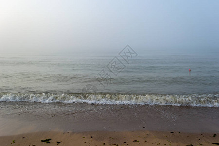 雾中海岸图片