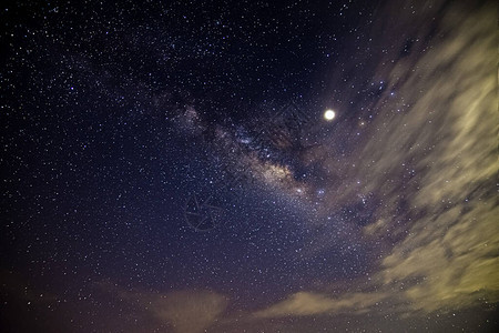 夜空中的银河图片