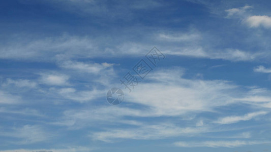 蓝天与云彩的全景图片