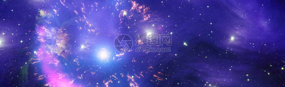 外太空令人难以置信的美丽星系宇宙中有数十亿个星系抽象空间背景美航空天局提供的这图片