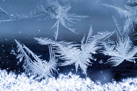 以清洁玻璃背景为干净玻璃背景的传统冬季冰图片