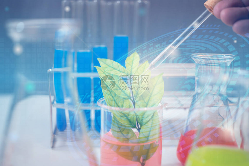 科学家研发理念医学实验室仪器和化学在医学研究实验室的高清图片下载-正版图片504438625-摄图网