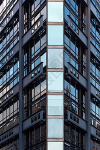 现代建筑玻璃和金属墙图片