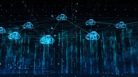 数字城市数字网络空间数字据网络云图片