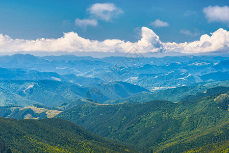 蓝天白云青山绿水图片