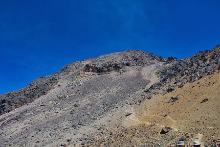 攀登Iztaccihuatl火山墨西哥Popotatepetel火山图片