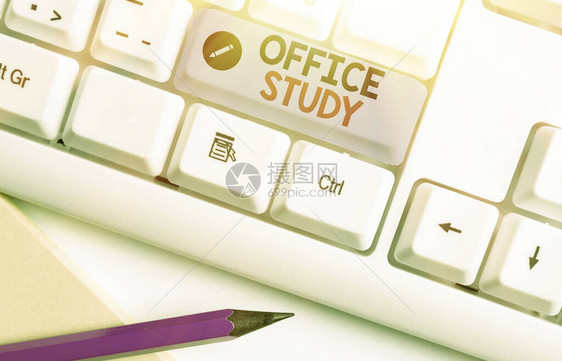 显示办公室研究的书写笔记任何进行演示工作的地点或场图片