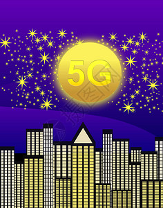 5G智慧城市未来新的无线技术将监控图片
