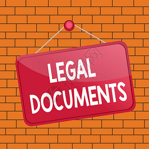 显示法律文件的文本符号商务照片文本涉及法律事务的文件由律师起草彩色备忘录提醒空板白图片