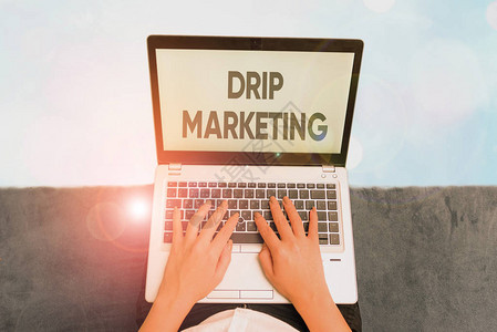 DripMarketing商业摄影展向当前和潜在客户发送促销品的广告图片