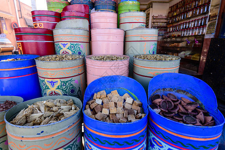 摩洛哥富彩的东方市场图片