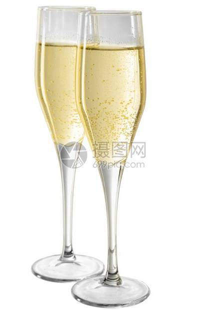 香槟玻璃杯庆图片