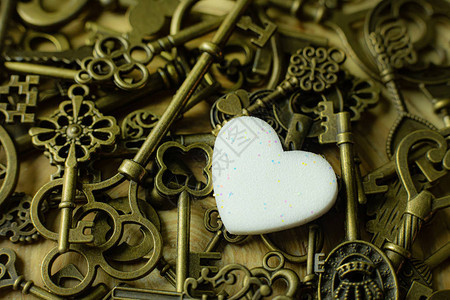 情人节内容的白心和金钥匙图片