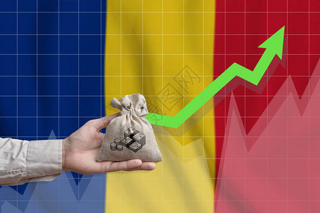 罗马尼亚的经济增长概念图片