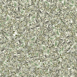 无缝货币背景美元钞票华盛顿美国现金白背景用零钱孤图片