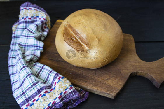 白面包面包木面包在桌子上面包为背景早餐吃面包面包店面包面包烘烤图片