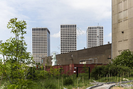 鹿特丹港区工业荒地图片