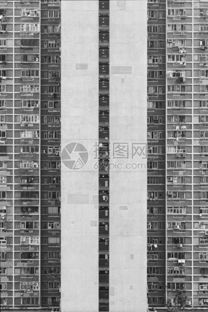 香港市公有地产建筑在民居图片