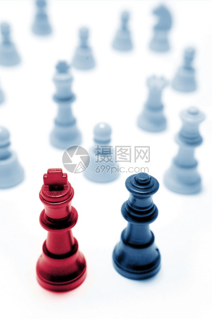 红蓝调棋子图片