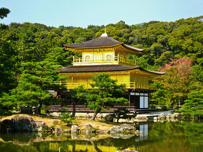 日本京都金宫城著名图片
