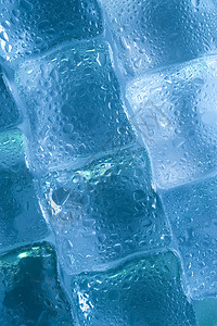 与蓝色冰的摘要创意冷色背景图片