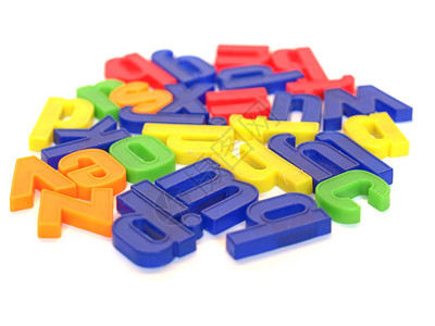 塑料玩具字符中的英文字母背景图片