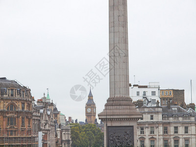 Trafalgar广场英国伦图片
