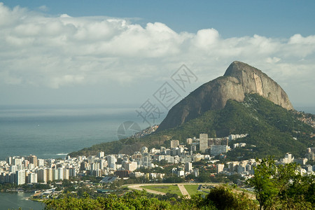 里约热内卢拥有壮丽的美景背景图片