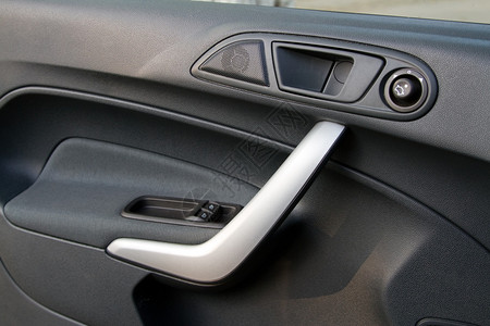 现代汽车中的车门控制旋钮背景图片