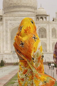 在印度阿格拉的白大理石陵墓里印度背景图片