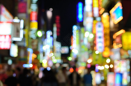 在日本东京涉谷的kabuki背景图片