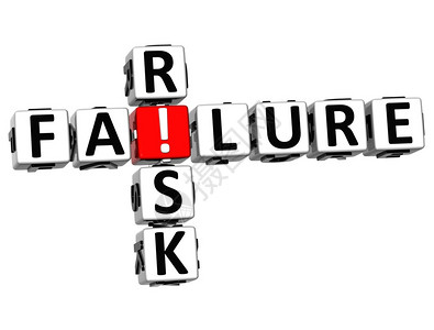 白色背景上的3d失败图片素材