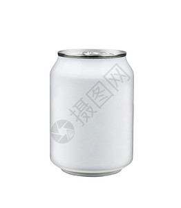 孤立的铝汽水罐图片