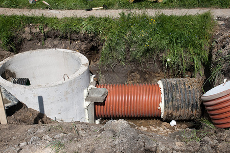 为新街道建筑安装污水系统图片
