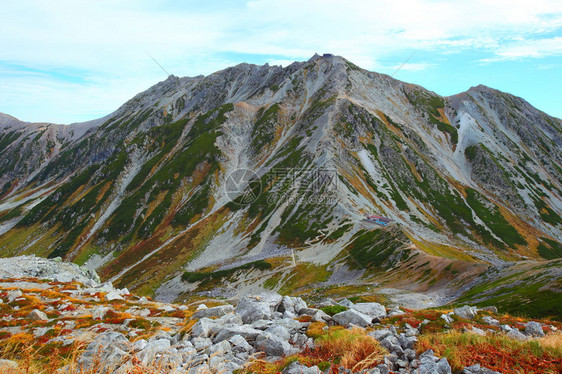 秋天的山日本的立山图片