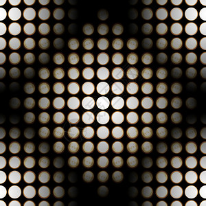 在不同接触时间拍摄的可重复使用的光二极管模式图片