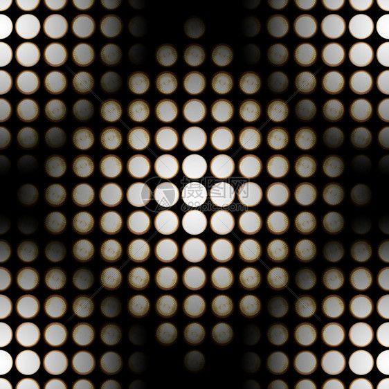 在不同接触时间拍摄的可重复使用的光二极管模式图片