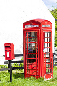 电话亭和信箱苏格兰图片