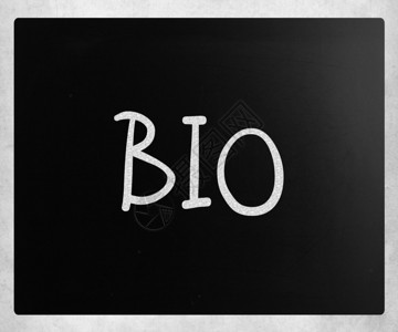 在黑板上用白色粉笔手写的生物图片