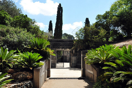 HaNadiv的Rothschild陵墓男爵Edmond比尼亚明图片