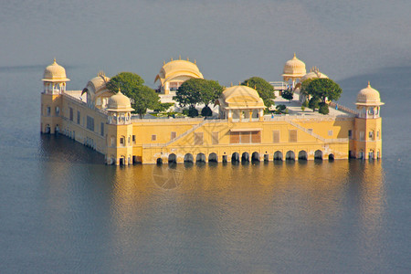 印度拉贾斯坦邦斋浦尔曼萨加尔湖18世纪图片