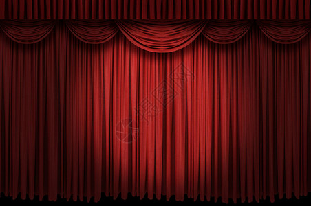 红色底幕红幕大台开张有亮背景