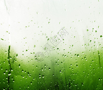 窗外的雨滴图片