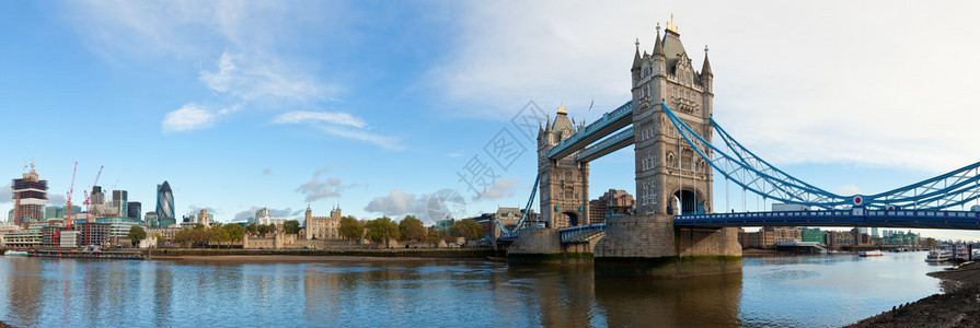 伦敦塔桥全景图片