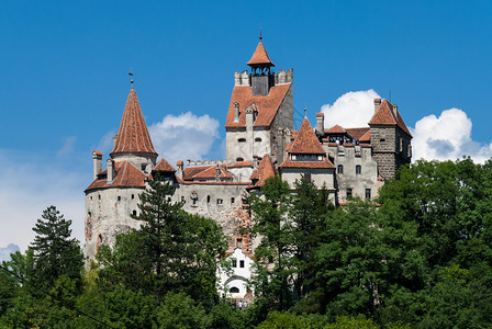 罗马尼亚的布兰城堡俗称德图片
