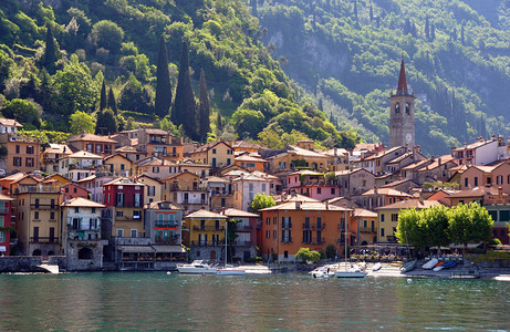 意大利著名的Como湖的Va图片