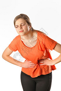 妇女胃痛图片