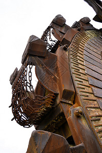 褐煤矿采煤机的细节图片