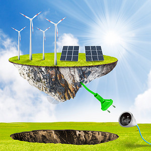 绿色能源可再生资源概念图片