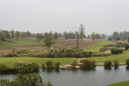 上海辰山植物园背景图片